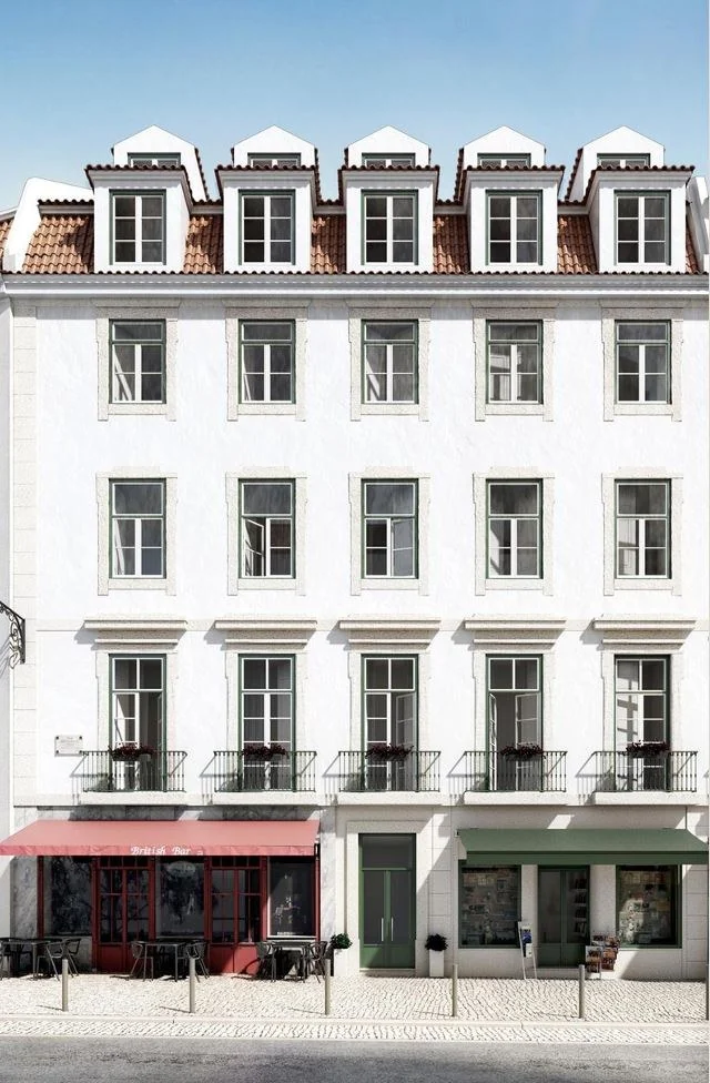Render of the Cais 50 façade